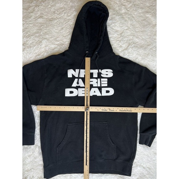 The Hundreds NFTs‎ Are Dead Pullover ABS Adam Bomb Squad Black Hoodie Size Large - Picture 2 of 11